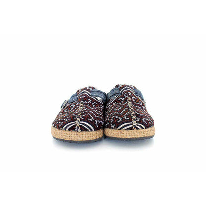 Vintage Hmong Textile Boho Upcycled Slip On Shoes - Thailand  DAME BOHEME