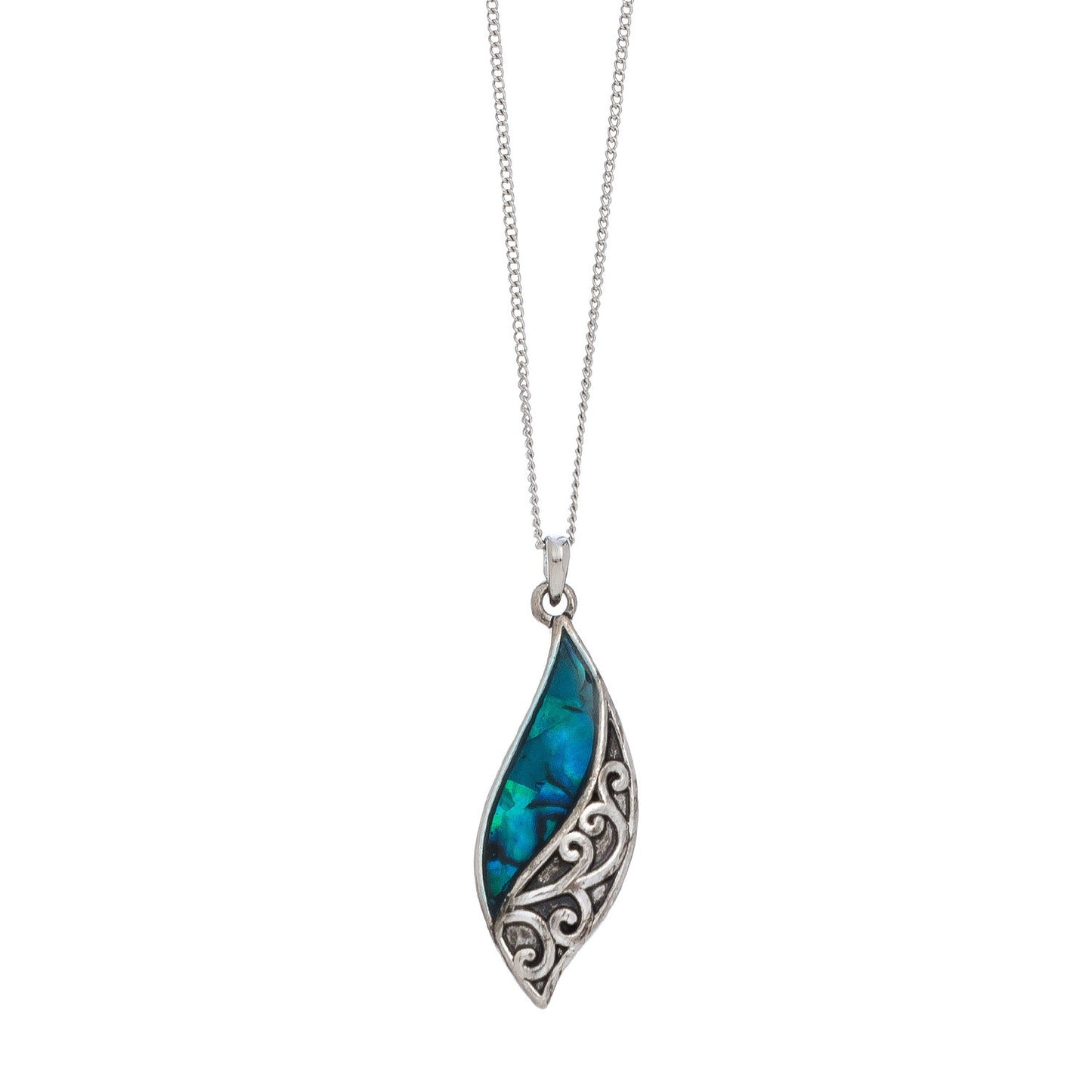 Abalone Dainty Pendant Necklace  DAME BOHEME