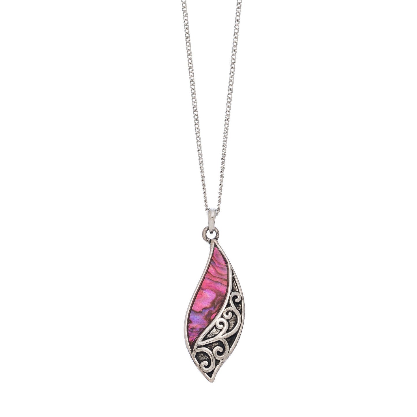 Abalone Dainty Pendant Necklace  DAME BOHEME