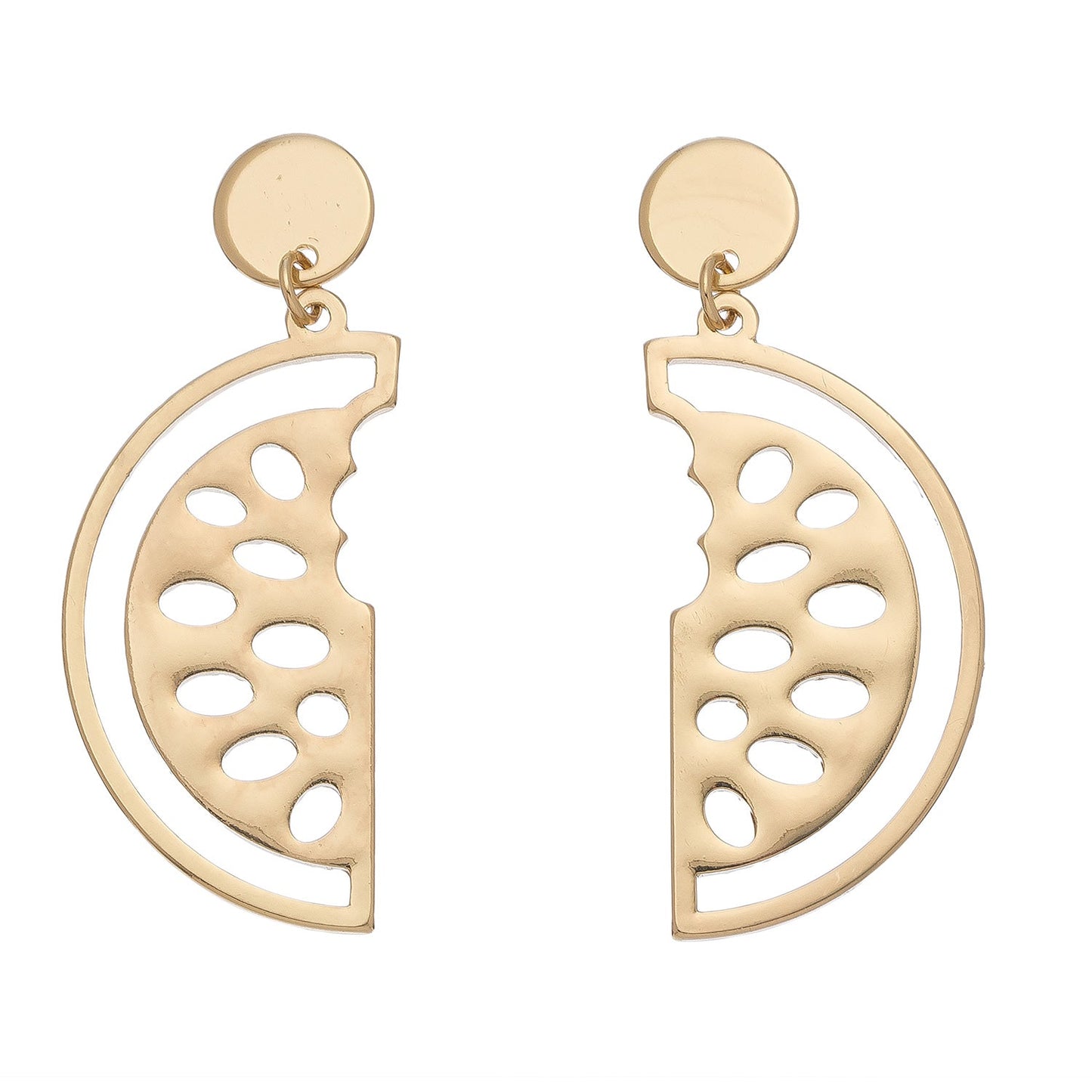 Fruits and Ladybugs Summer Icon Drop Earrings  DAME BOHEME