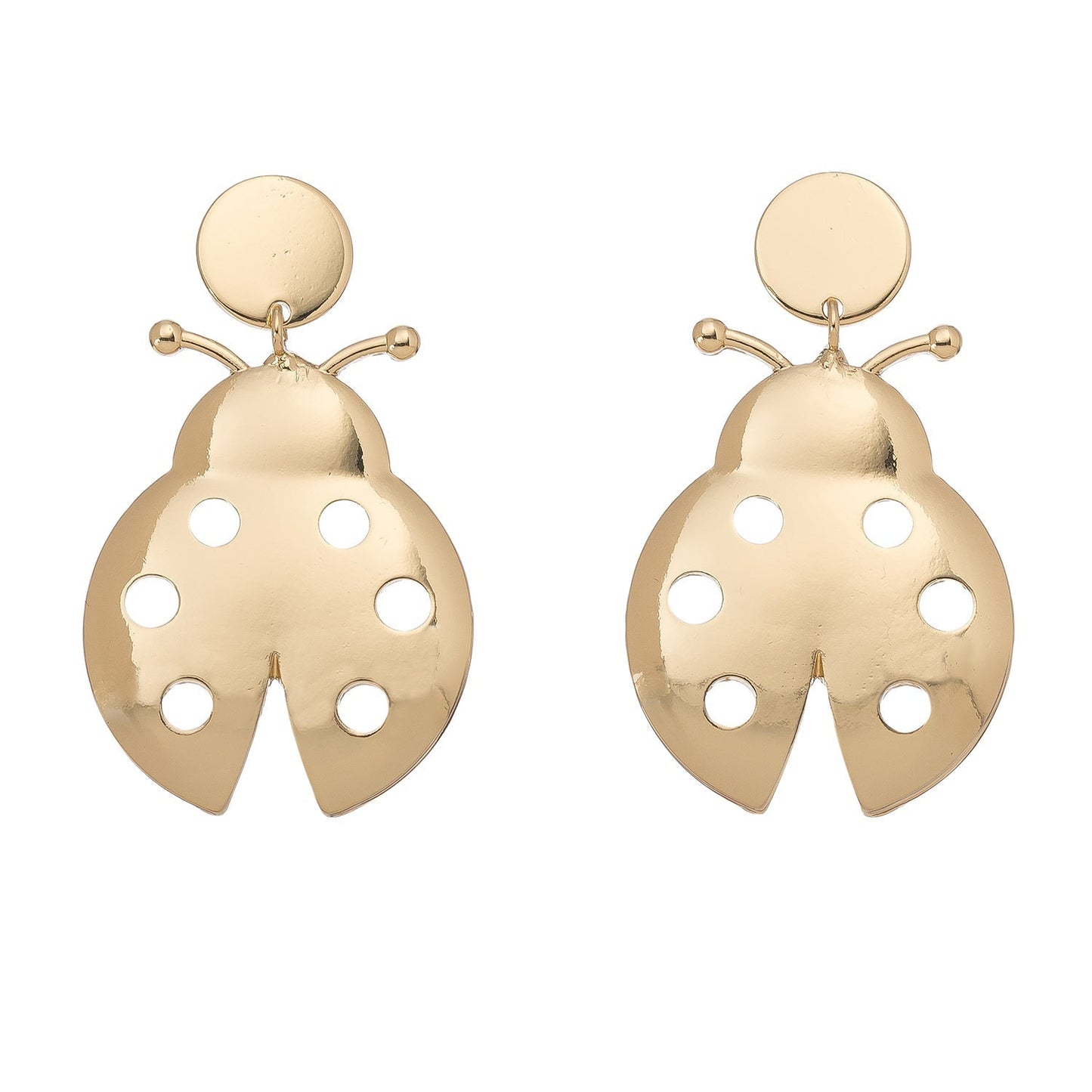 Fruits and Ladybugs Summer Icon Drop Earrings  DAME BOHEME