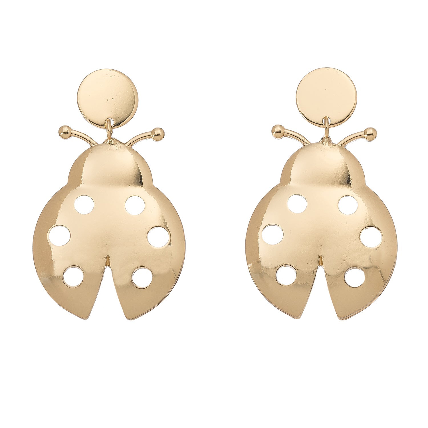 Fruits and Ladybugs Summer Icon Drop Earrings  DAME BOHEME