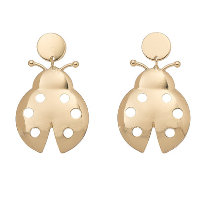 Fruits and Ladybugs Summer Icon Drop Earrings  DAME BOHEME