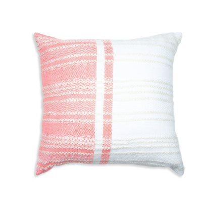 Genevieve 18X18" Handwoven Striped In/Outdoor Throw Pillow  DAME BOHEME