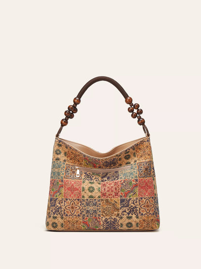 Bohemian Geometric Pattern Hobo Handbag  DAME BOHEME