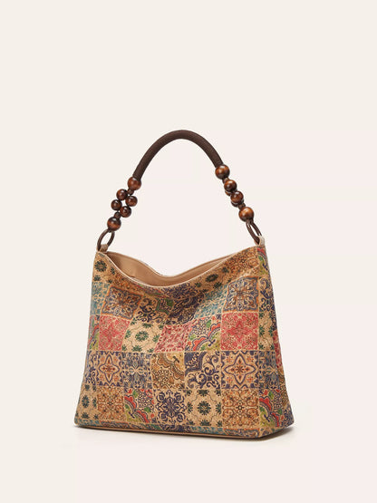 Bohemian Geometric Pattern Hobo Handbag  DAME BOHEME
