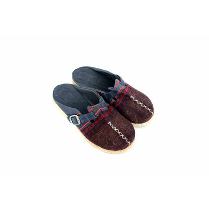 Vintage Hmong Textile Boho Upcycled Slip On Shoes - Thailand  DAME BOHEME