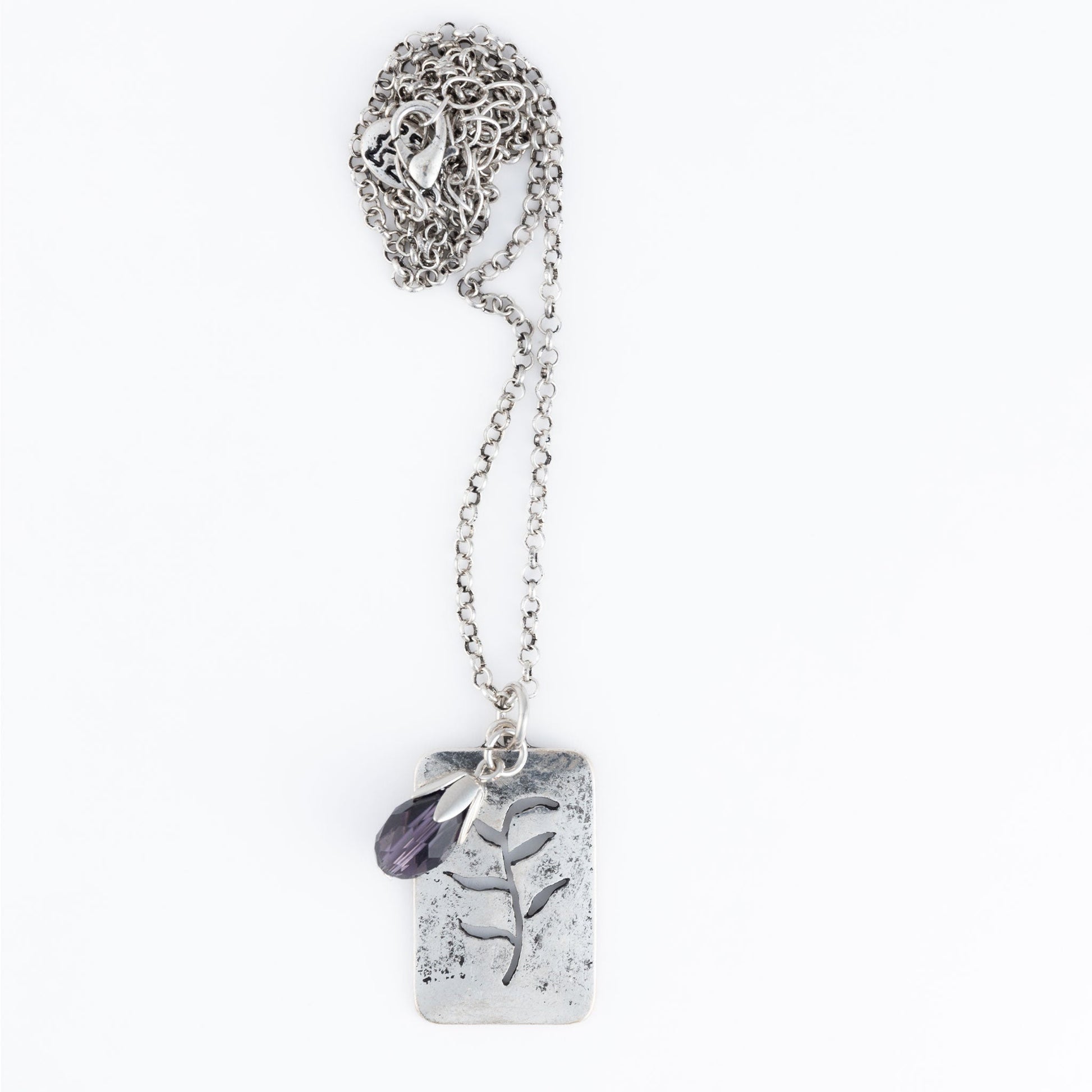 Emi Leaf Pendant Necklace  DAME BOHEME