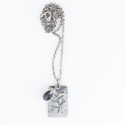 Emi Leaf Pendant Necklace  DAME BOHEME