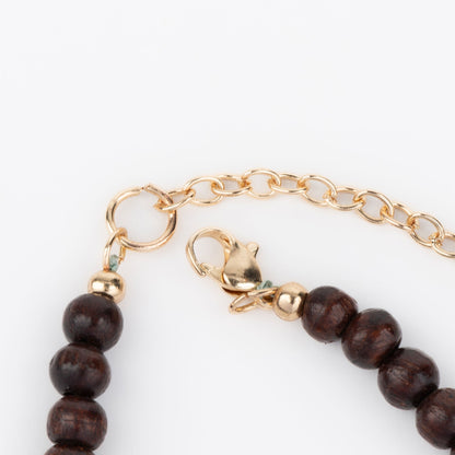 Safiya Cabernet 16" Seed Bead Necklace  DAME BOHEME