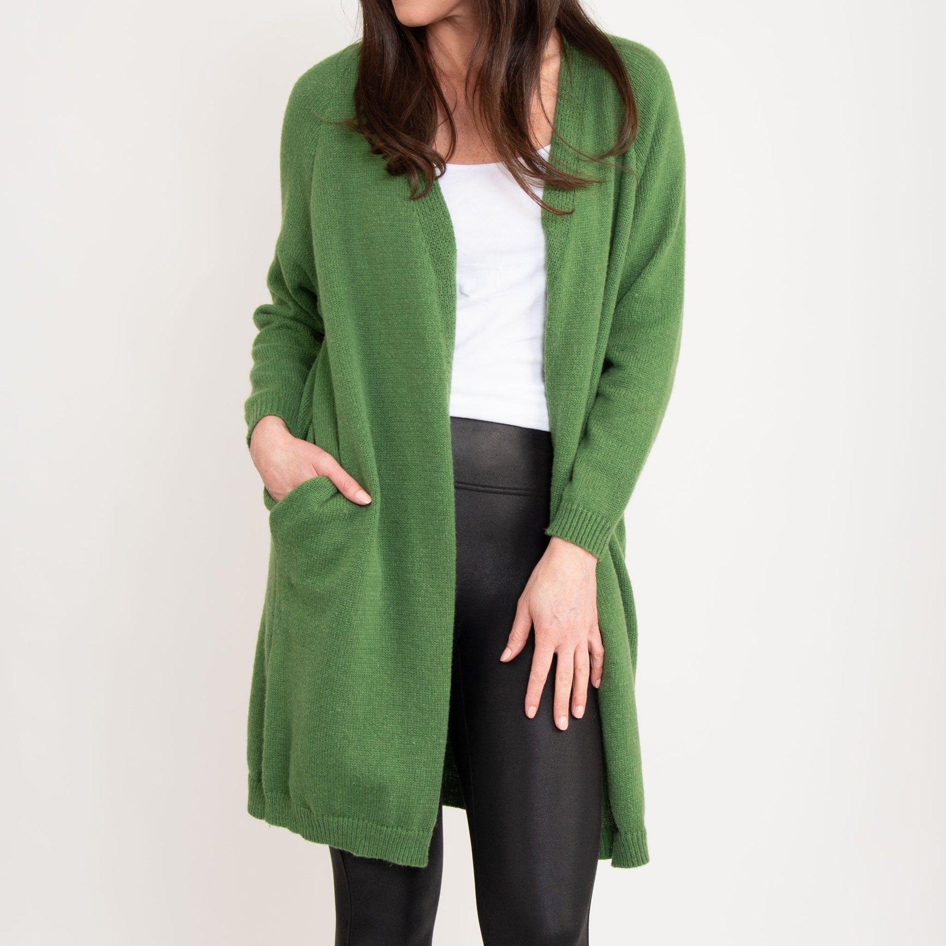 Madison Jade Knit Cardigan with Pockets  DAME BOHEME