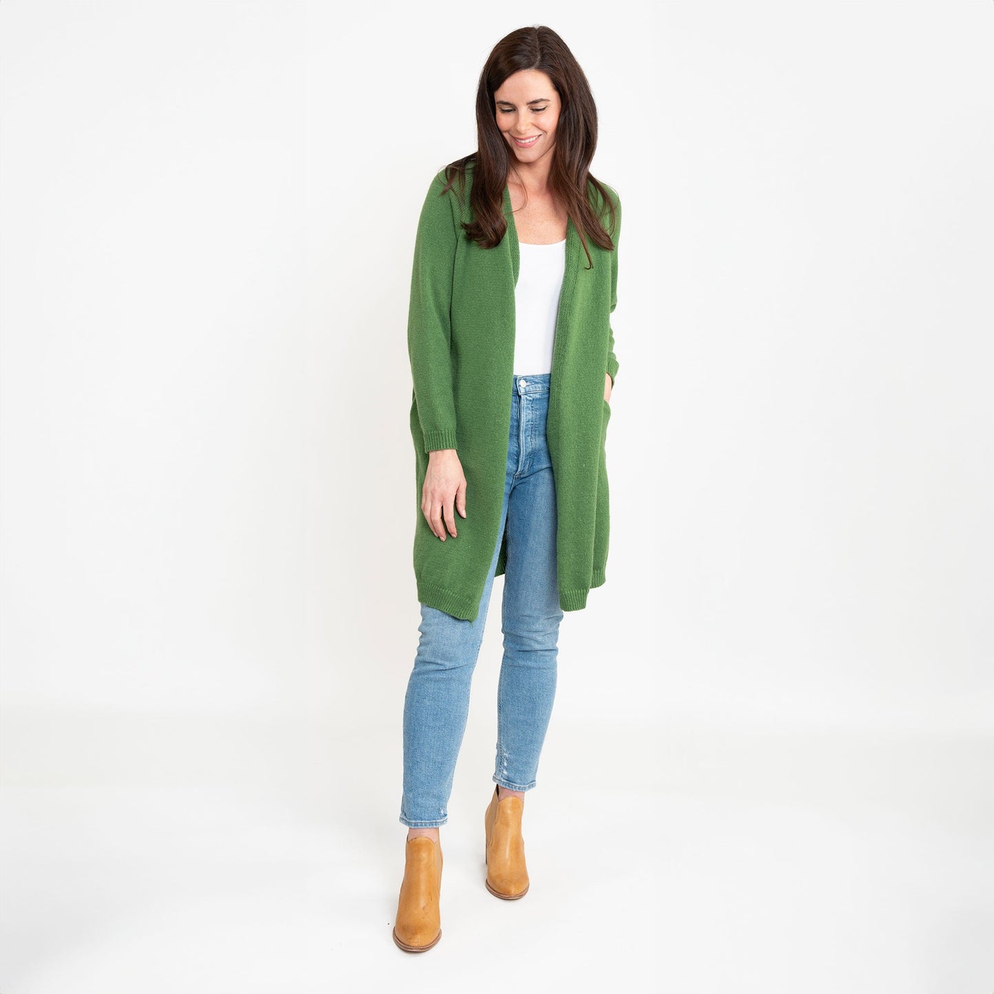 Madison Jade Knit Cardigan with Pockets  DAME BOHEME