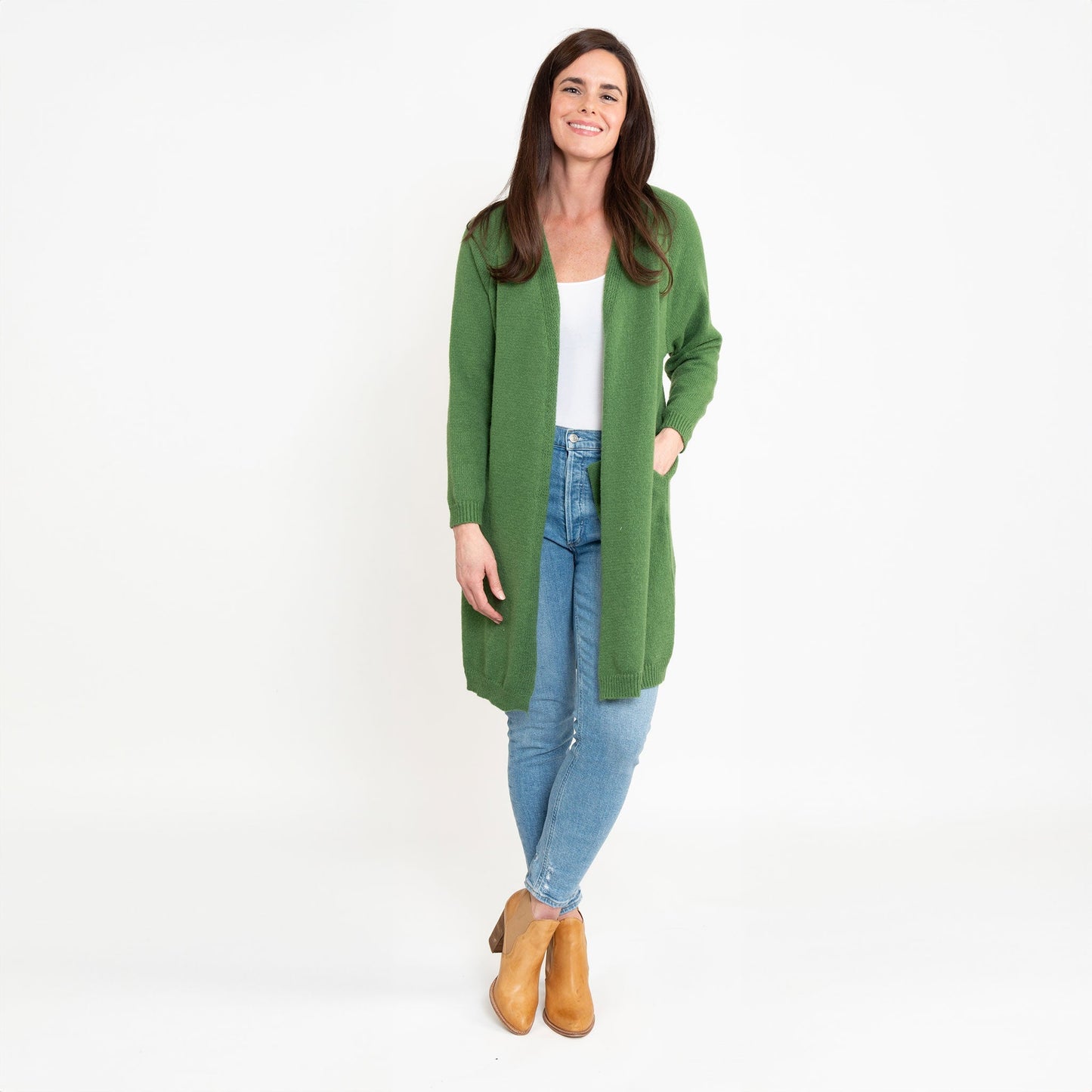Madison Jade Knit Cardigan with Pockets  DAME BOHEME