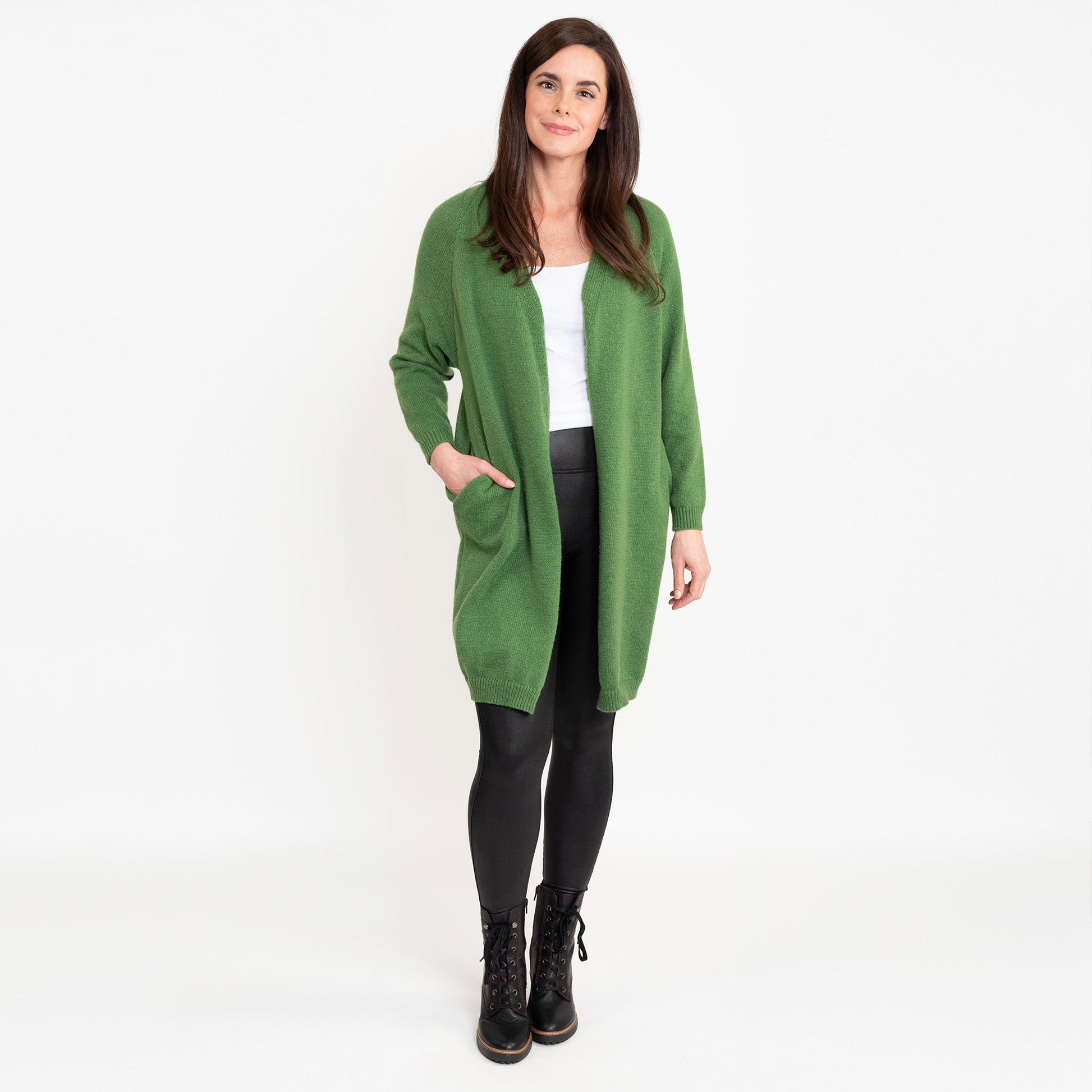 Madison Jade Knit Cardigan with Pockets  DAME BOHEME