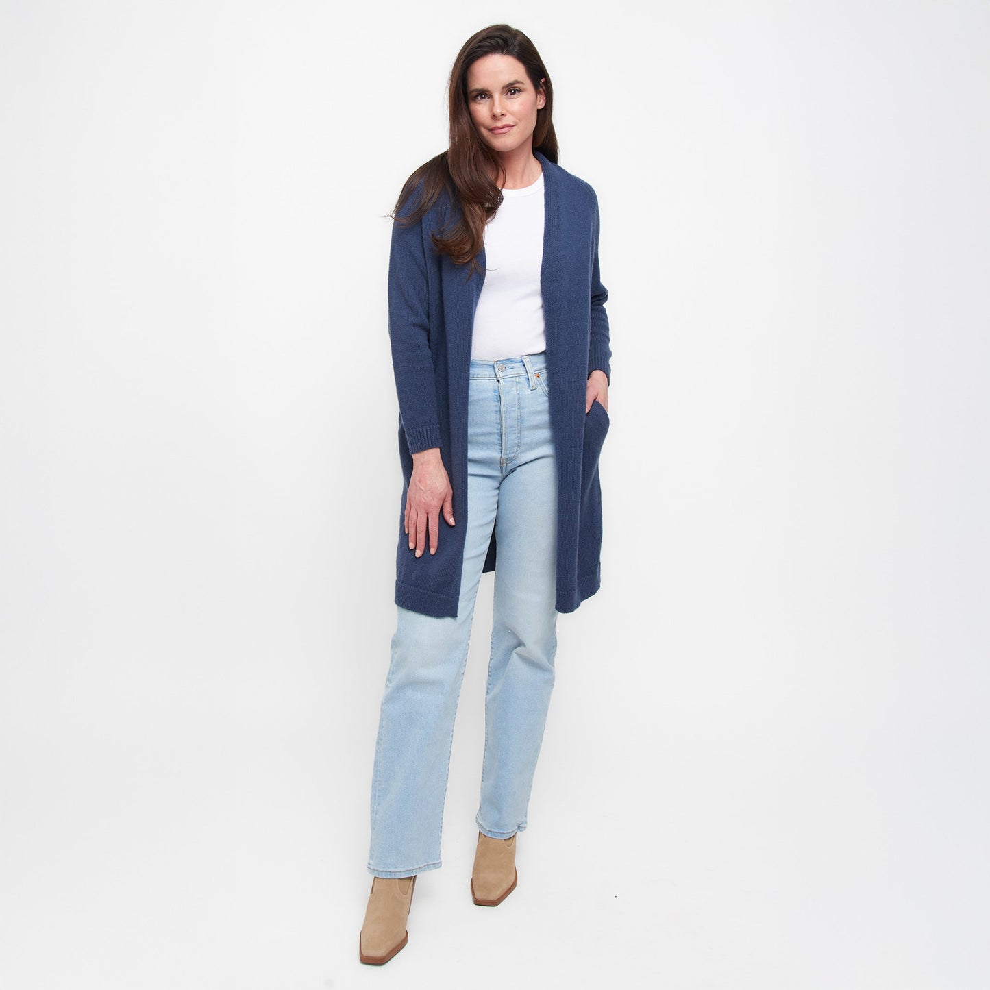 Madison Jade Knit Cardigan with Pockets  DAME BOHEME