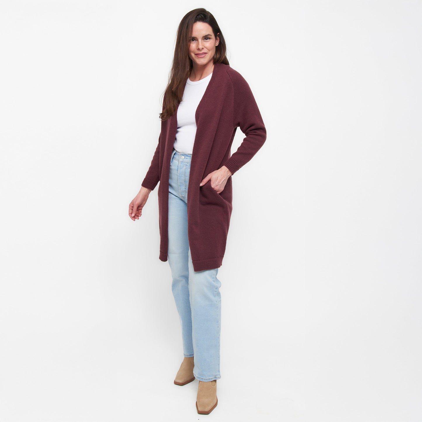 Madison Jade Knit Cardigan with Pockets  DAME BOHEME