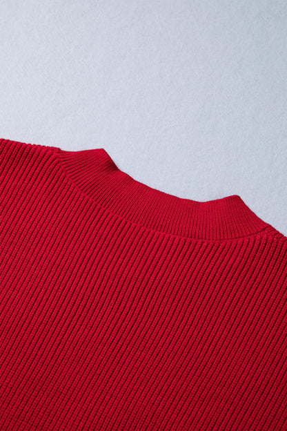 Arya Embroidered Graphic Ribbed Sweater  DAME BOHEME