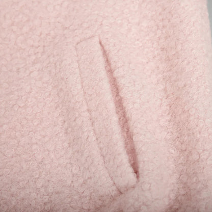 Double Take Plush Mock Neck Snap Down Jacket with Pockets  DAME BOHEME