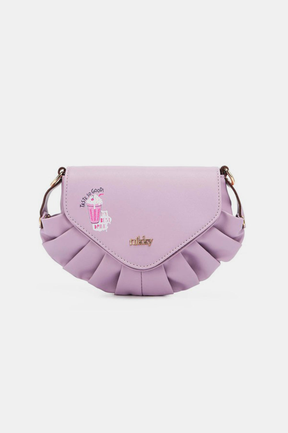 Nicole Lee USA Graphic Eco Leather Crossbody Bag Trendsi