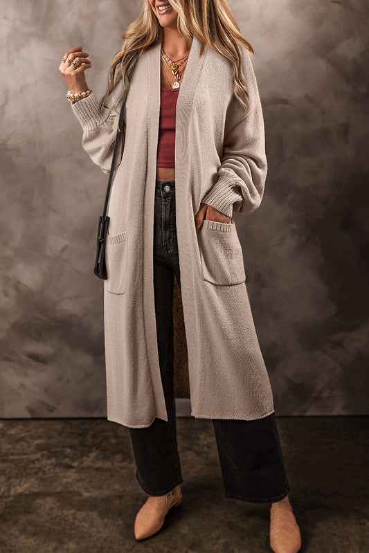 Daniela Pocket Long Knitted Cardigan  DAME BOHEME