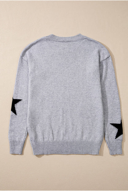 Alani Star Pattern Sweater  DAME BOHEME