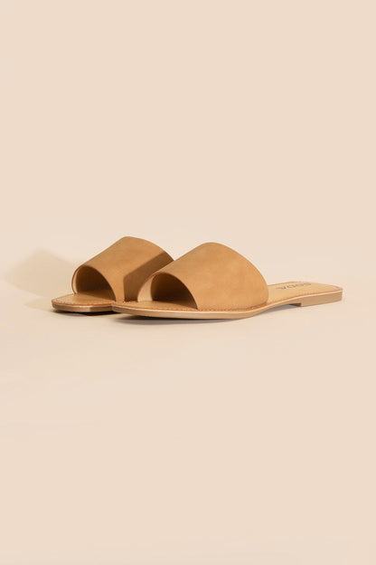 Airway-S Open Toe Round Flat Casual Slides Fortune Dynamic