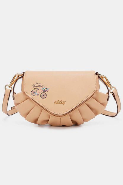 Nicole Lee USA Graphic Eco Leather Crossbody Bag Trendsi