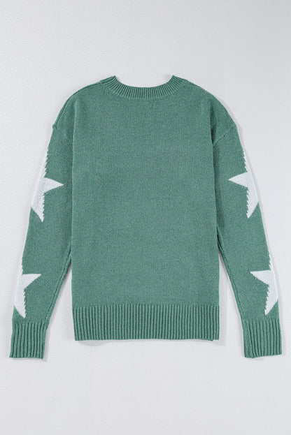 Alani Star Pattern Sweater  DAME BOHEME