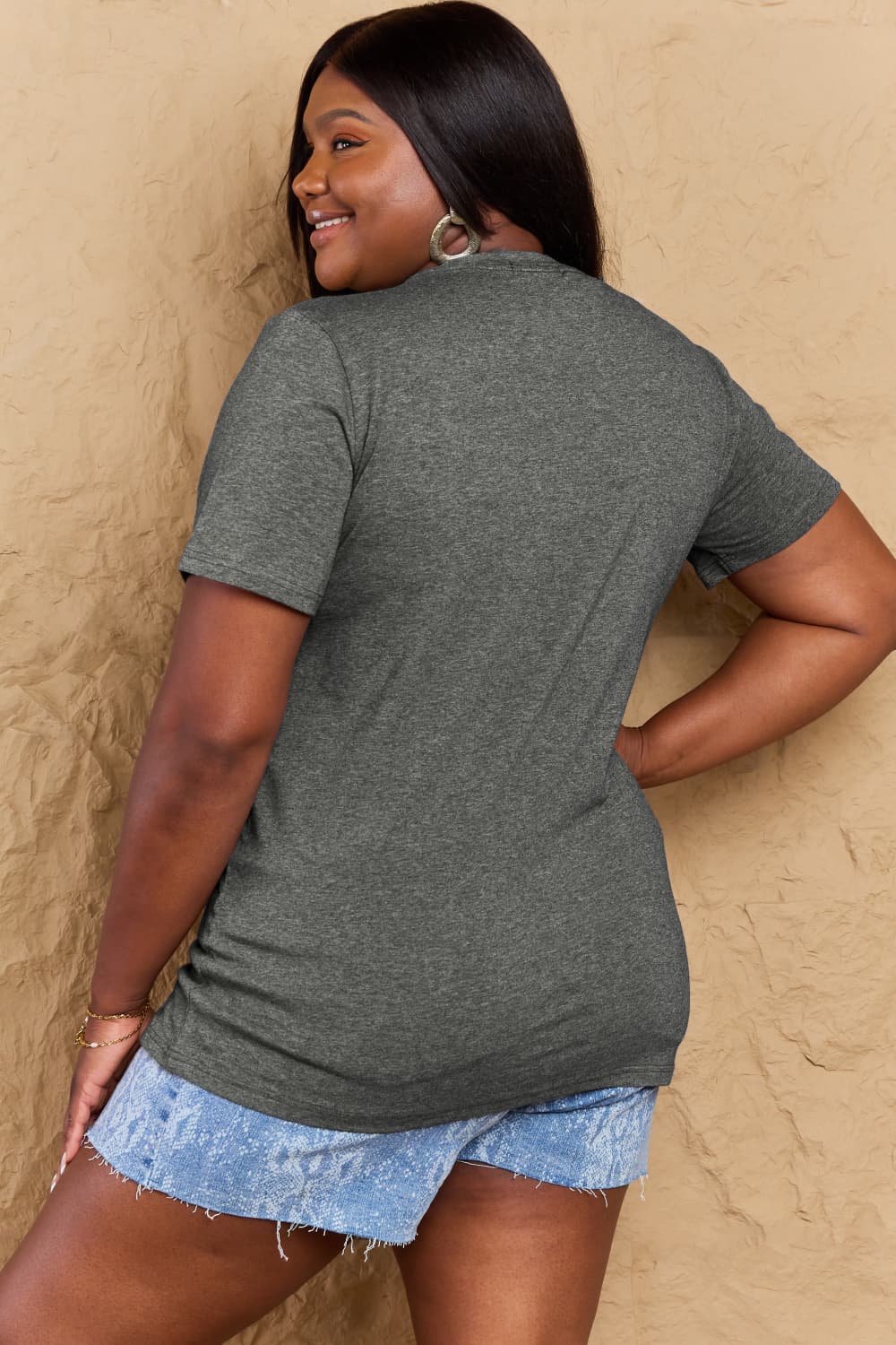 Simply Love Full Size FIND INNER PEACE Graphic Cotton T-Shirt  DAME BOHEME