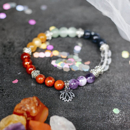 7 Chakra Bracelet and Stones Set  DAME BOHEME