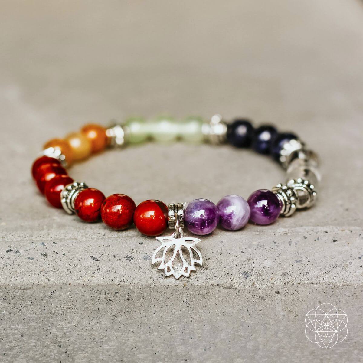 7 Chakra Bracelet and Stones Set  DAME BOHEME