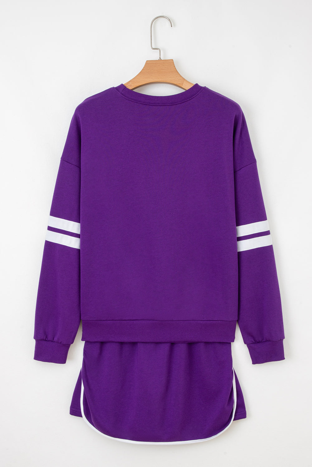 Sophia Varsity Sportwear Casual 2 Piece Skirt Outfit Set  DAME BOHEME
