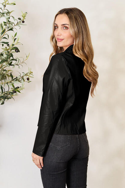 Women Classic Neck Zip-Up Jacket For Everyday Wear  DAME BOHEME