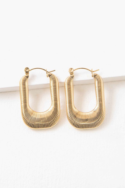 Nomad Gold Hoop Earrings