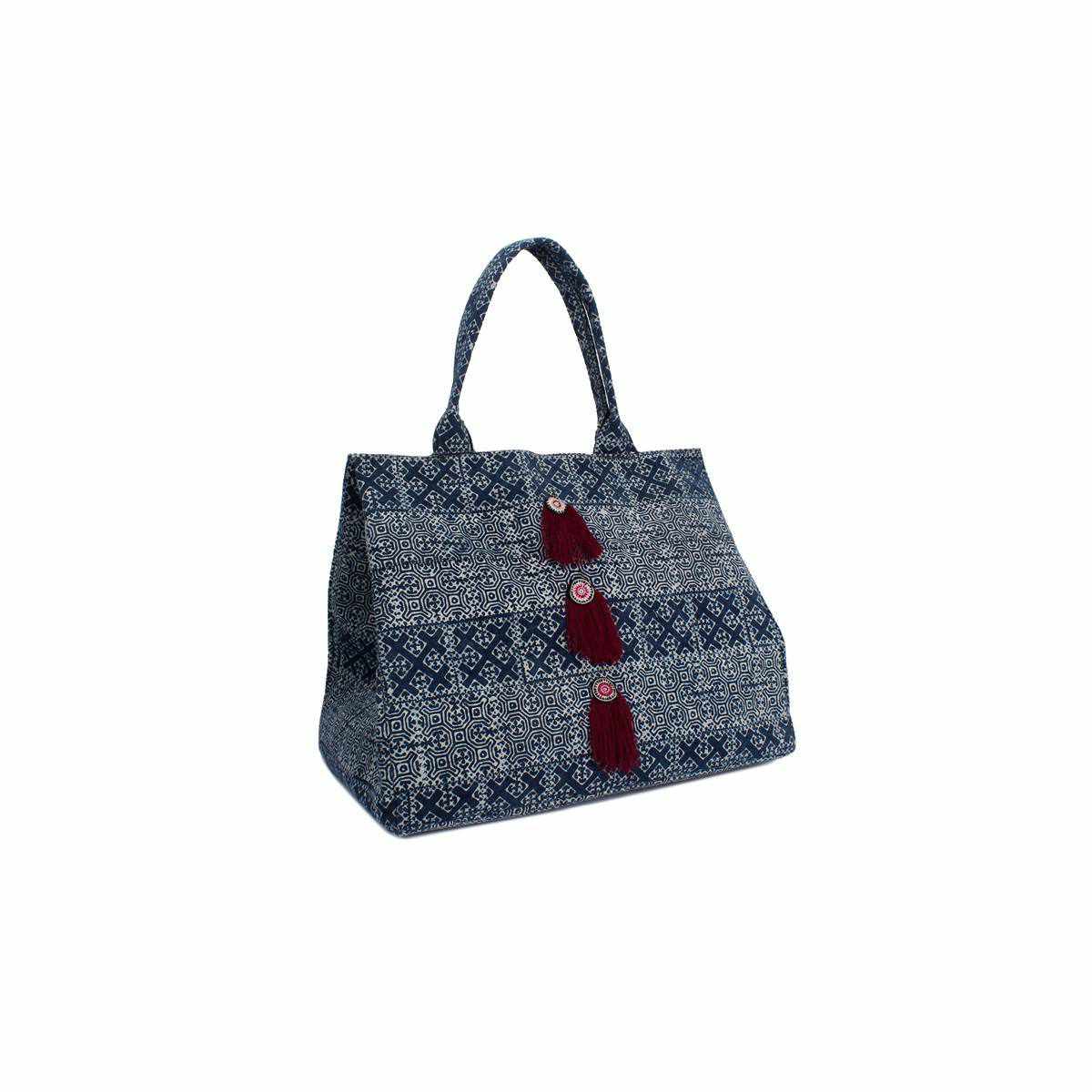 Oasis Batik Elephant Tote Bag - Thailand  DAME BOHEME