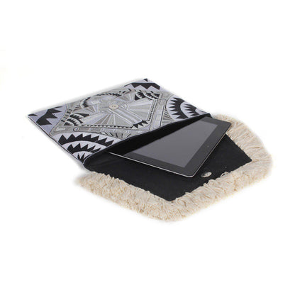 Embroidered Multi Tassel Envelope Clutch Bag - Thailand  DAME BOHEME