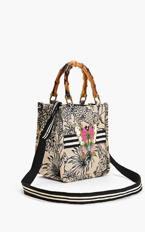 Forbidden Handbag - Hand-Embellished with Intricate Beadwork