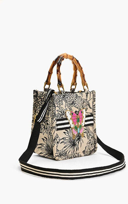 Forbidden Handbag - Hand-Embellished with Intricate Beadwork