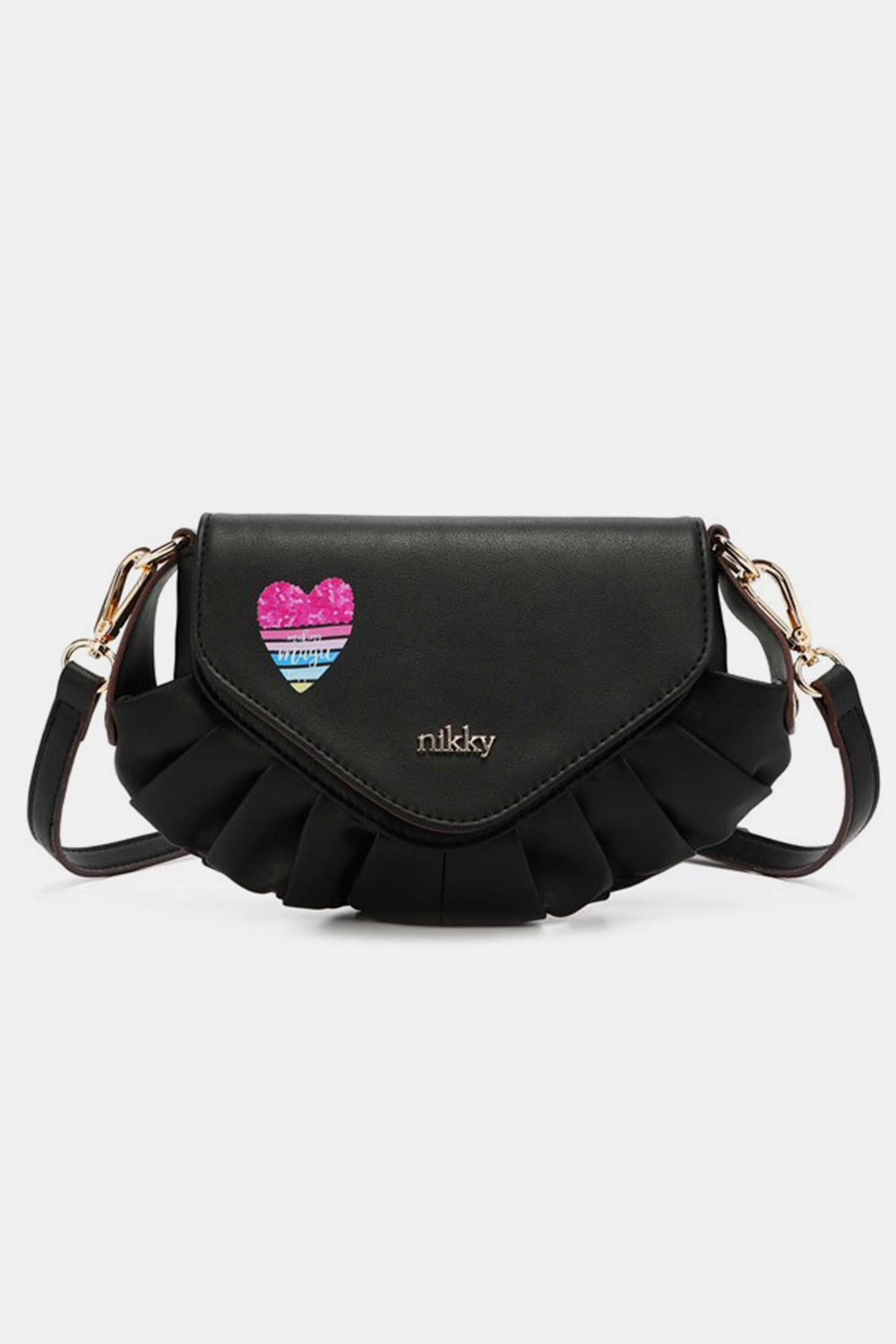 Nicole Lee USA Graphic Eco Leather Crossbody Bag Trendsi