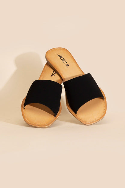 Airway-S Open Toe Round Flat Casual Slides Fortune Dynamic