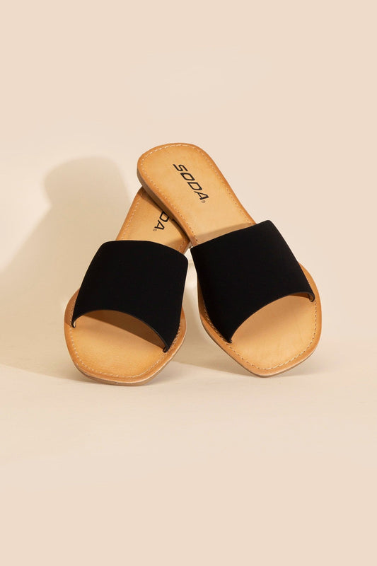 Airway-S Open Toe Round Flat Casual Slides Fortune Dynamic