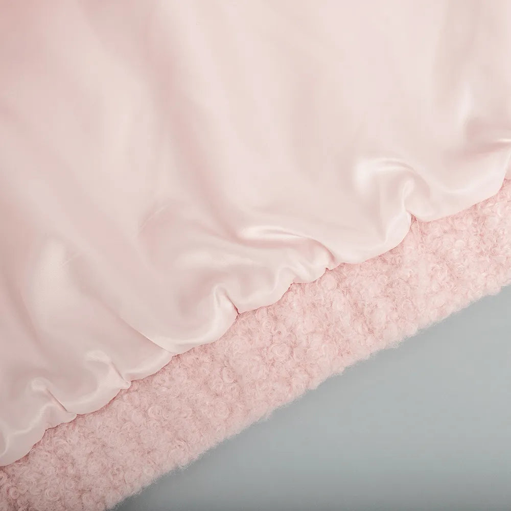 Double Take Plush Mock Neck Snap Down Jacket with Pockets  DAME BOHEME