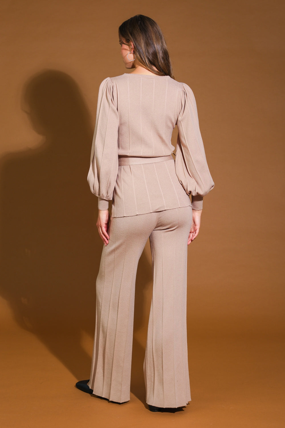 SMILE WHEN YOUR SAD WITH SWEATER TOP AND PANT SET  DAME BOHEME