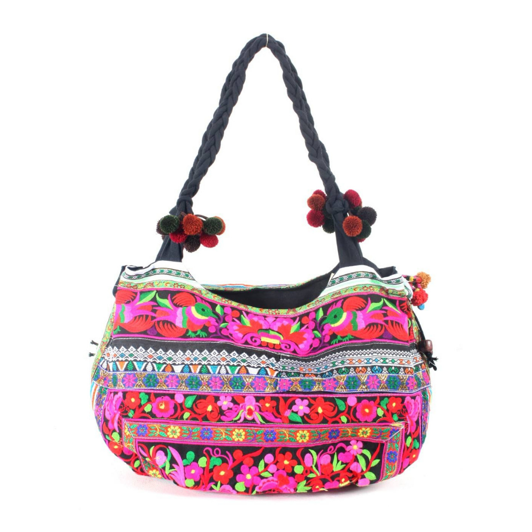 Handmade Embroidered Birds Shoulder Bag – Fair Trade Thailand  DAME BOHEME