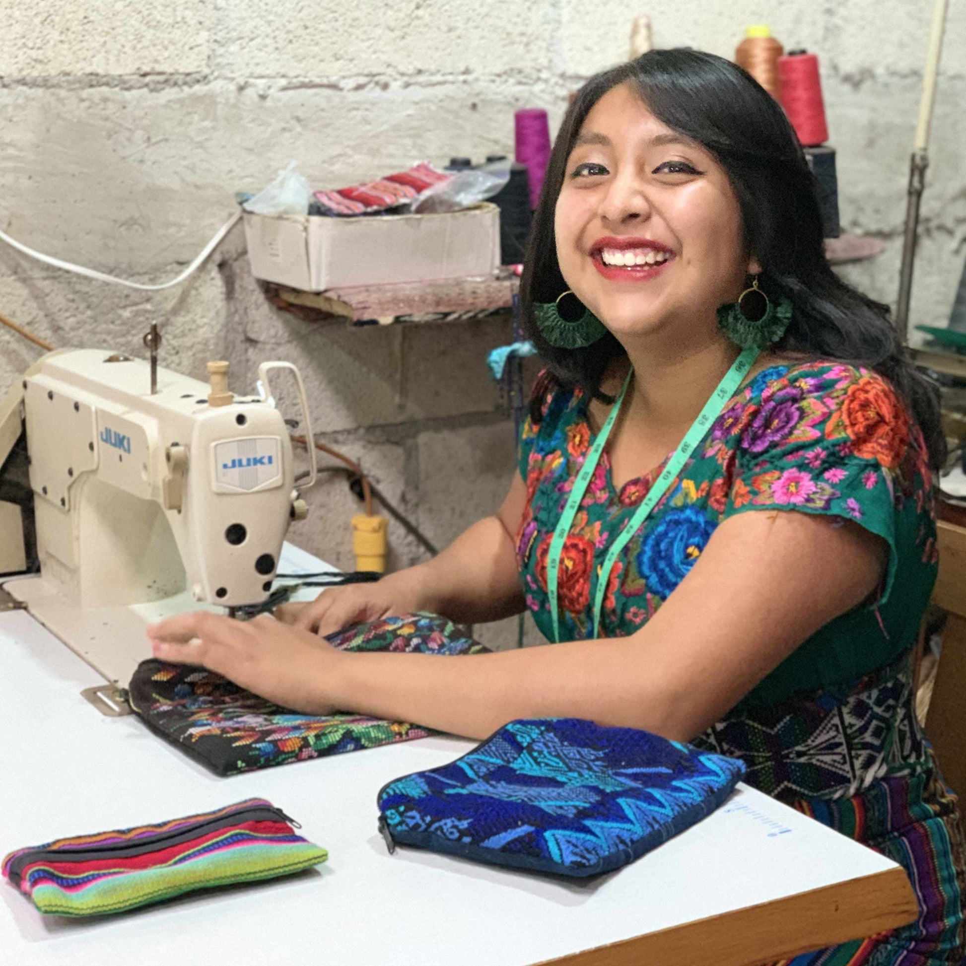 Maya Up-cycled Huipil Cosmetic One-of-a-Kind Bag (2XL) - Guatemala  DAME BOHEME