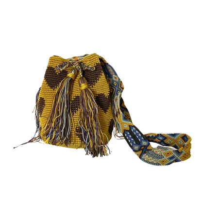 Catalina Hearts Crochet Cross-Body Bag One of a Kind - Mexico  DAME BOHEME