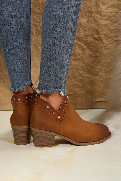 Melody Studded Ankle Boots  DAME BOHEME