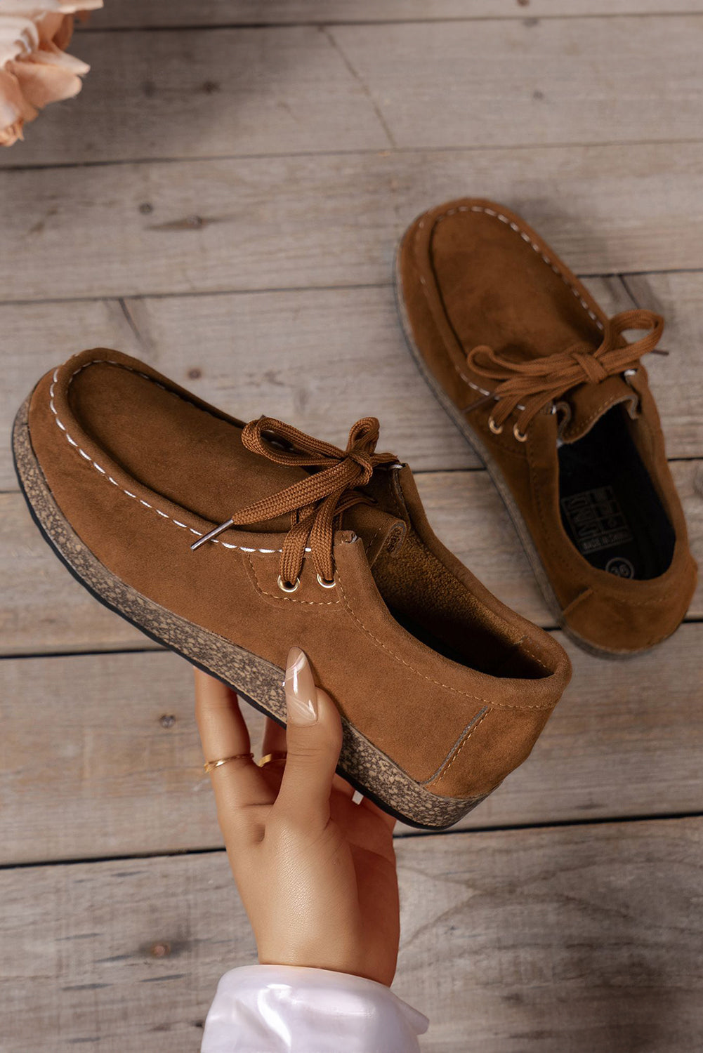 Sutton Thick Sole Lace-up Casual Shoes  DAME BOHEME
