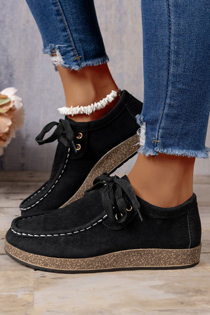 Sutton Thick Sole Lace-up Casual Shoes  DAME BOHEME