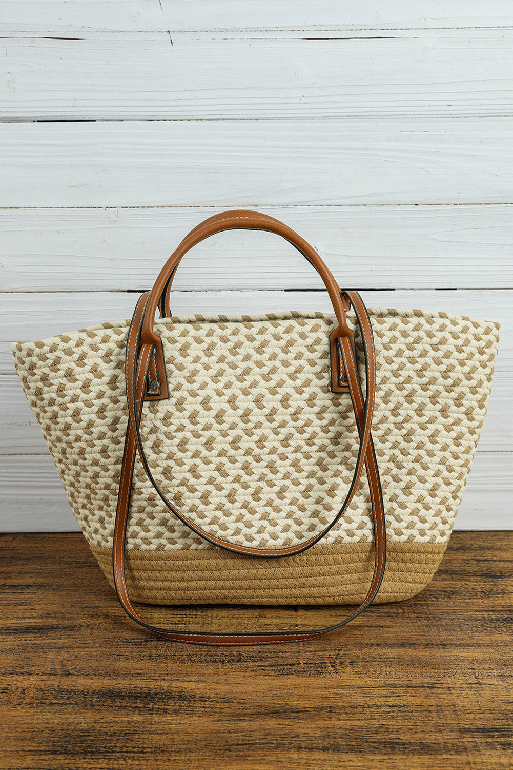 Jaylani Woven Tote Bag  DAME BOHEME